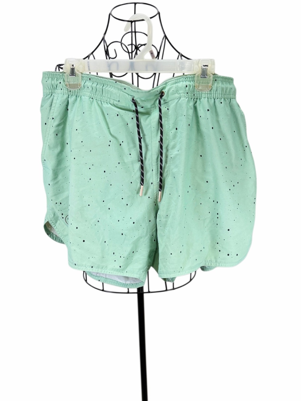 Women’s Mint Speckle Athletic Drawstring Shorts
